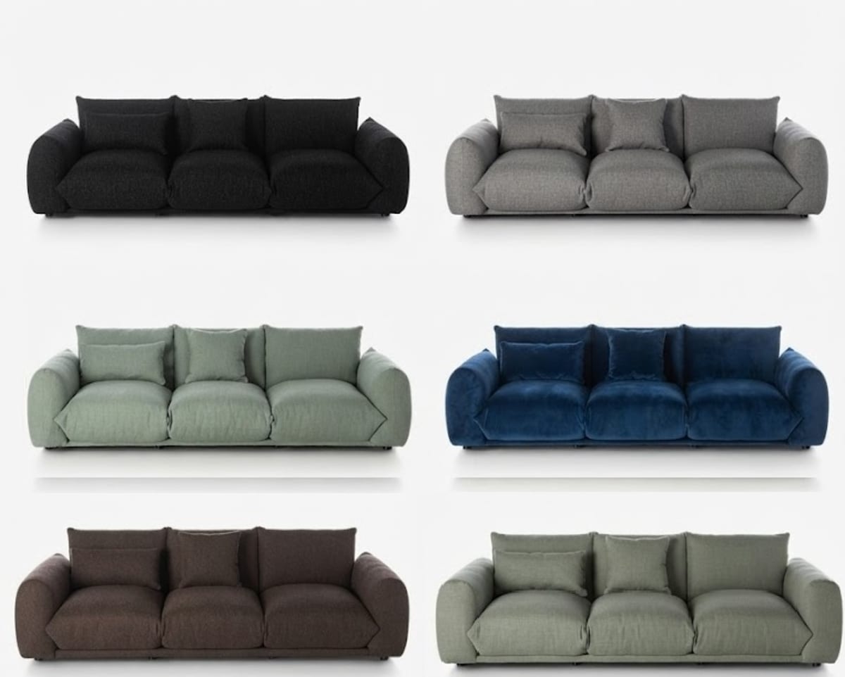 SOFA MILANO WHITE view 7
