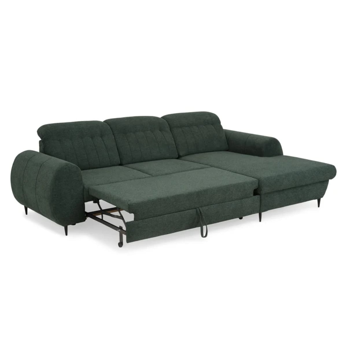 Sofá esquinero extensible Annona con chaiselongue izquierda/derecha, tela view 11