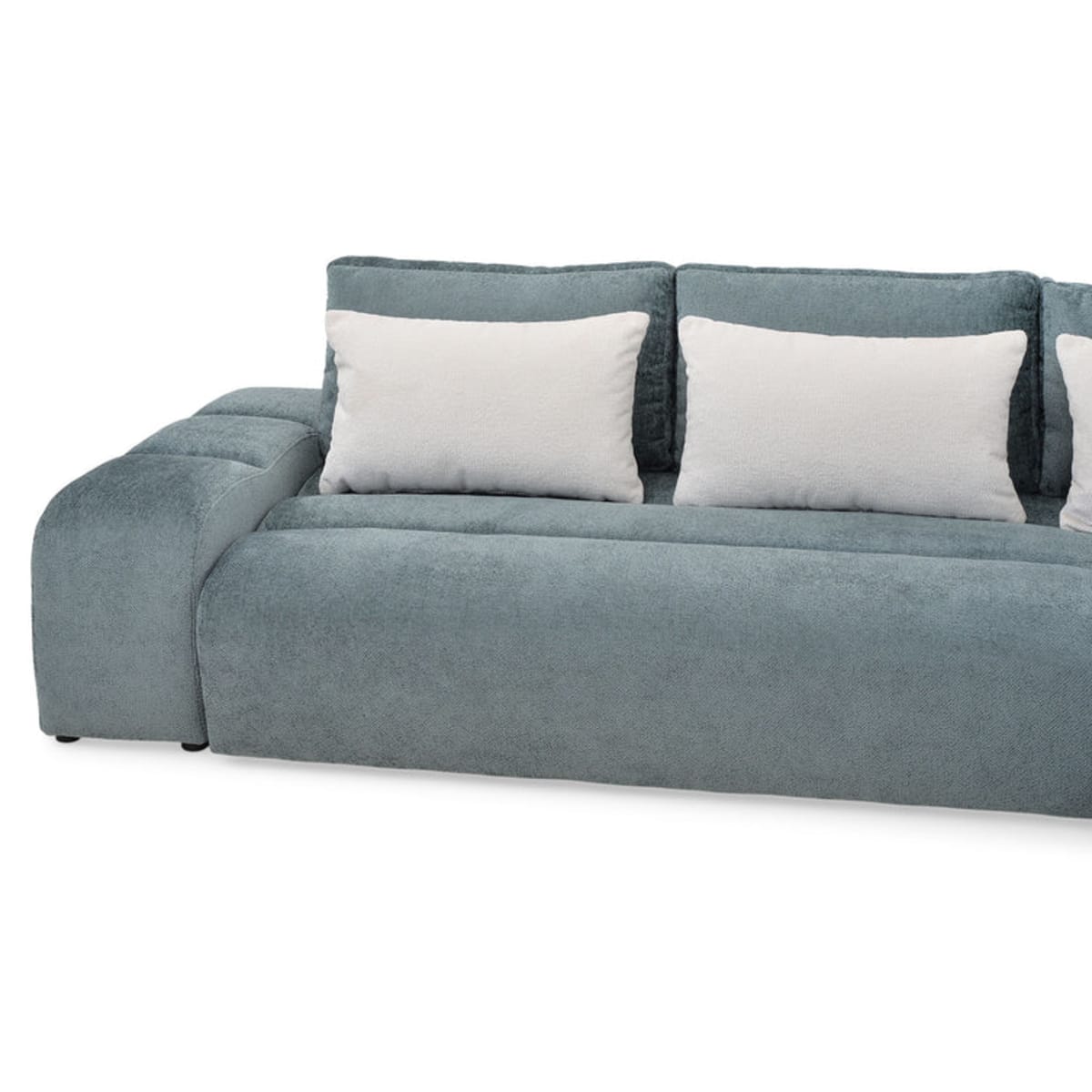 Sofá esquinero extensible, chaiselongue intercambiable, tela Lounge view 17