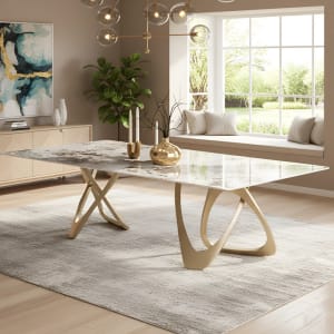 Mesa de comedor de lujo italiana  thumbnail 1