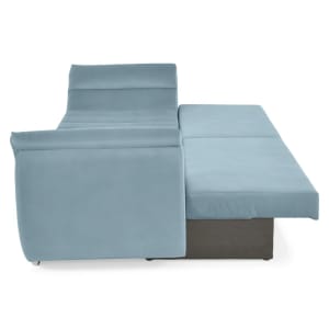 Sofá cama de 4 plazas, tela, azul Minidiaz thumbnail 9