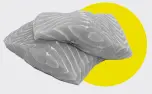Grayscale salmon fillet