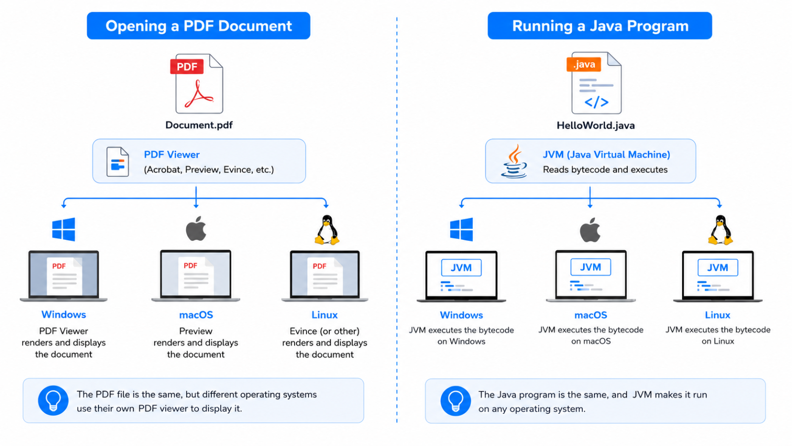 Real-life example of Java used in an application