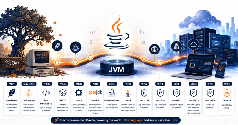 Evolution of Java programming