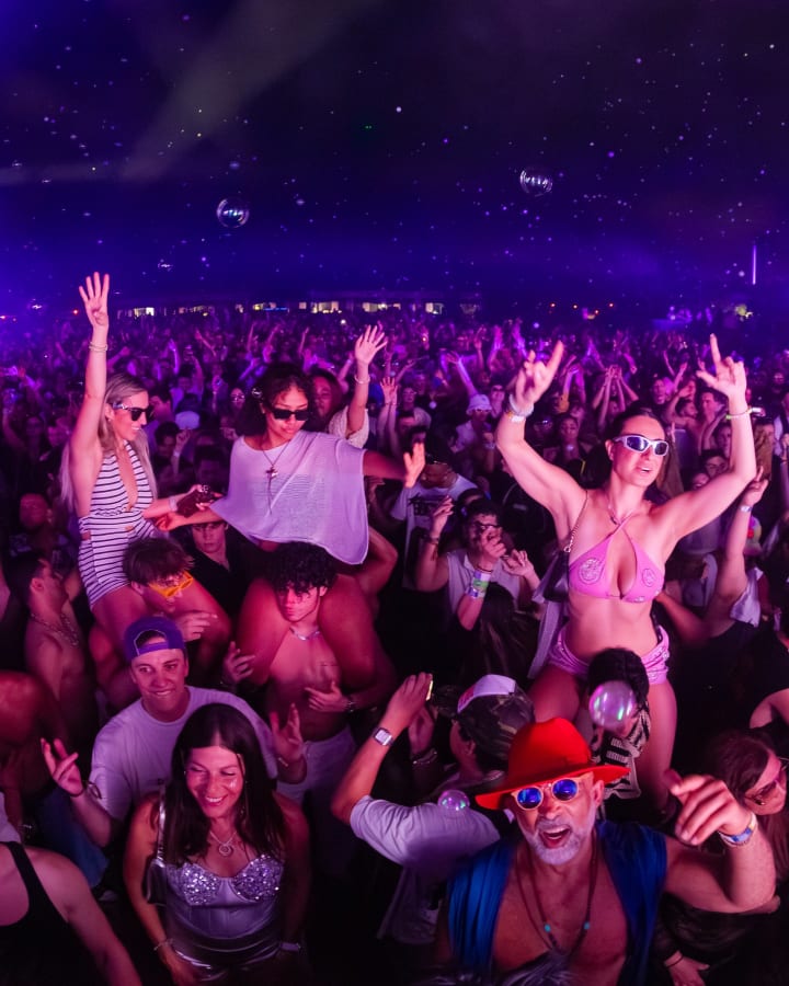 Hands up in the crowd