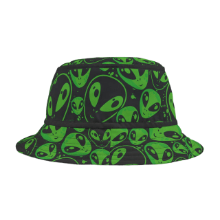 Alien Pattern Bucket Hat