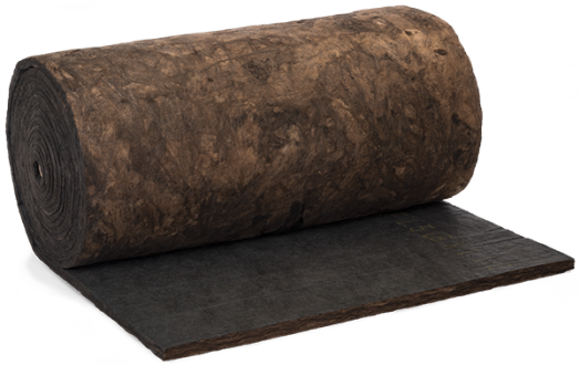 Formaldehyde free duct liner insulation