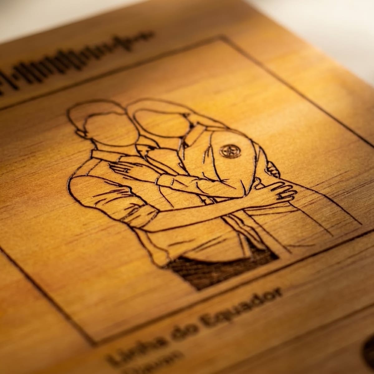Plaquinha spotify em line art — foto 3