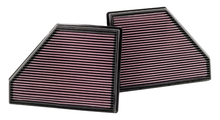 High-Flow Original Lifetime Engine Air Filter - BMW X5 V8-4.8L F/I (2 PER BOX) for Beckarnley 0421834 Air Filter