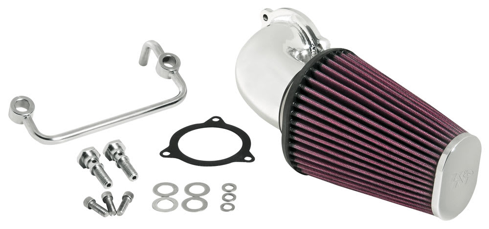 Cold Air Intake - High-flow, Roto-mold Tube - H/D TOURING MODELS; 08-10, BRIGH for 2009 harley-davidson flhtp-electra-glide-police 103 ci