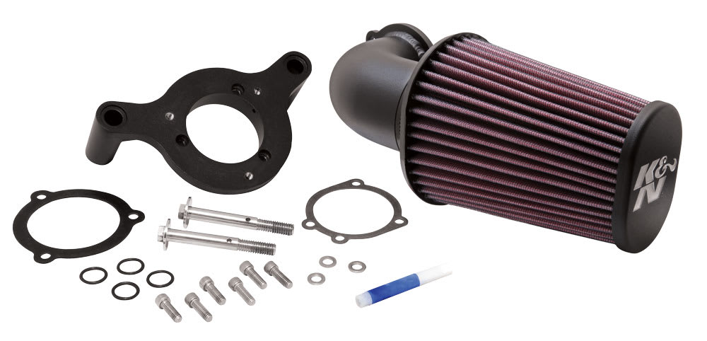 Cold Air Intake - High-flow, Roto-mold Tube - HARLEY DAVIDSON SOFTAIL/DYNA FI for 2014 harley-davidson flstn-softail-deluxe 103 ci