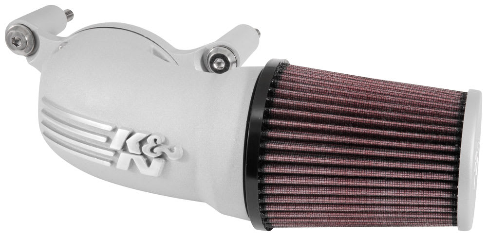 Cold Air Intake - High-flow, Roto-mold Tube - H/D SOFTAIL/DYNA FI; SILVE for 2009 harley-davidson fxd-dyna-super-glide 96 ci