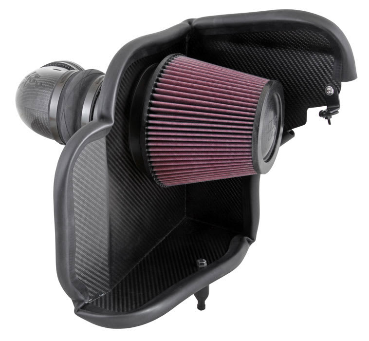 Cold Air Intake - High-flow, Roto-mold Tube - CARBON FIBER, CHEV. CAMARO ZL1 V8-6.2L for 2014 chevrolet camaro-zl1 6.2l v8 gas