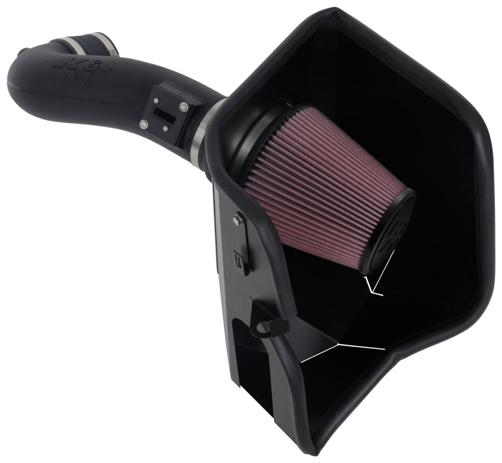 Cold Air Intake - High-flow, Roto-mold Tube - CHEVROLET SILVERADO 1500; V8-5.3/6.2L for 2021 cadillac escalade-esv 6.2l v8 moteur a essence