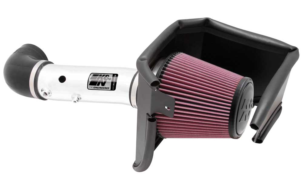GSP Racing Matte Black Cold Air Intake W/ Red Filter – For 2008-2010 Challenger 3.5L V6