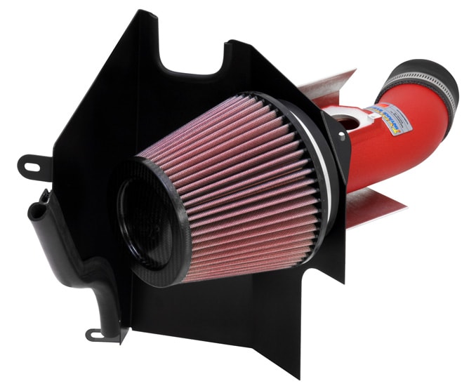 Cold Air Intake - High-flow, Aluminum Tube - SUBARU WRX STI H4-2.0/2.5L (WRINKLE RED for 2005 subaru impreza-wrx 2.0l h4 gas