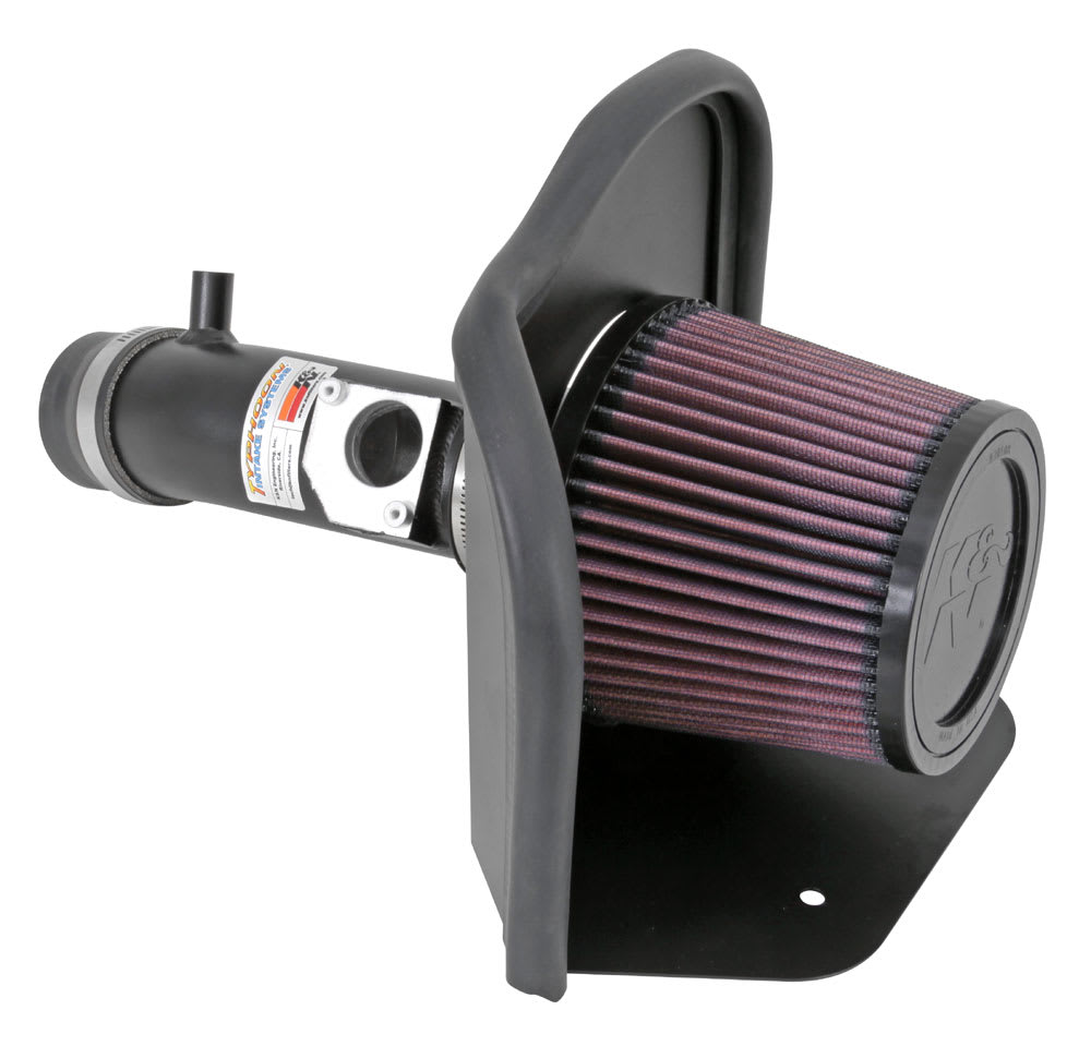 Cold Air Intake - High-flow, Aluminum Tube - TOYOTA YARIS L4-1.5L , (FLAT BLACK for 2008 toyota yaris-vios 1.5l l4 motor de gas