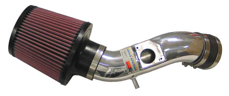Cold Air Intake - High-flow, Aluminum Tube - TOYOTA COROLLA, L4-1.8L, POLISHE for 2002 Toyota Corolla 1.8L L4 Gas
