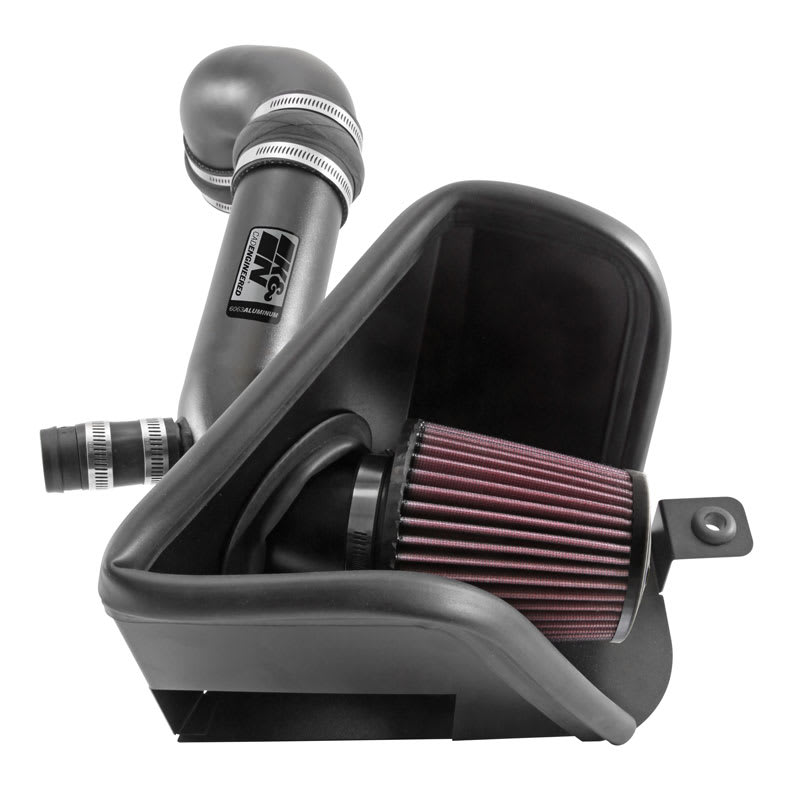 Cold Air Intake - High-flow, Aluminum Tube - VW GTI L4-1.8L for 2017 volkswagen gti 2.0l l4 gas