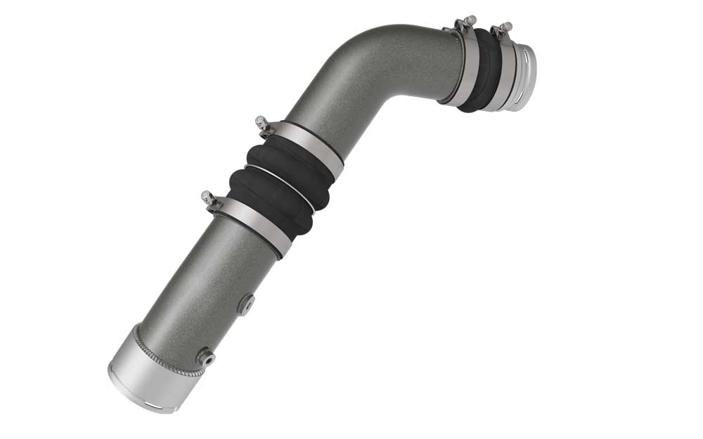 Charge Pipe - Aluminum Tube - CHEV SILVERADO 2500/3500 V8-6.6L DSL for 2022 GMC Sierra 2500 HD 6.6L V8 Diesel