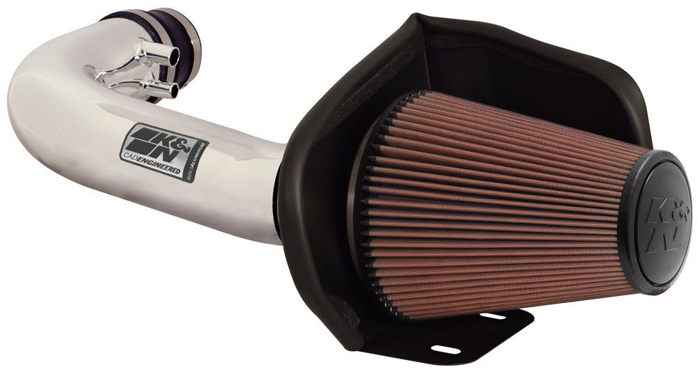 Cold Air Intake - High-flow, Aluminum Tube - FORD F150, V8-4.6L/5.4L, 97-04; POLISHE for 1999 ford f150 4.6l v8 gas