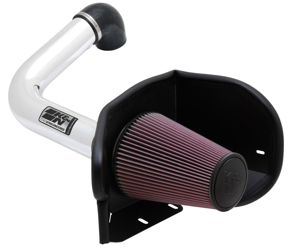 Kold luft indtag - høj flow, aluminiumsrør - FORD F150, V8-5.4L (BRIGHT for 2004 ford f150 5.4l v8 gas
