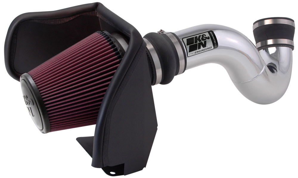 Cold Air Intake - High-flow, Aluminum Tube - CHEV/GMC P/UP & SUV, V8-4.8/5.3/6.0L for 2006 cadillac escalade-esv 6.0l v8 motor de gas