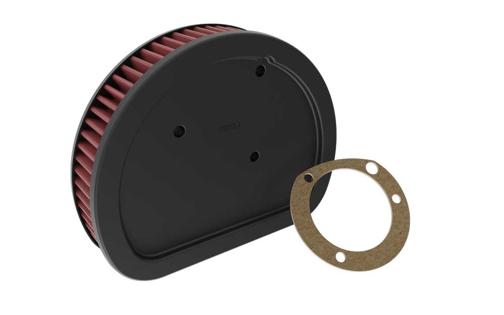 Højtydende Original Levetids Motorluftfilter - HARLEY DAVIDSON TWIN CAM/ SOFTAIL MODELLER for 2007 harley-davidson fxstd-softail-deuce 96 ci