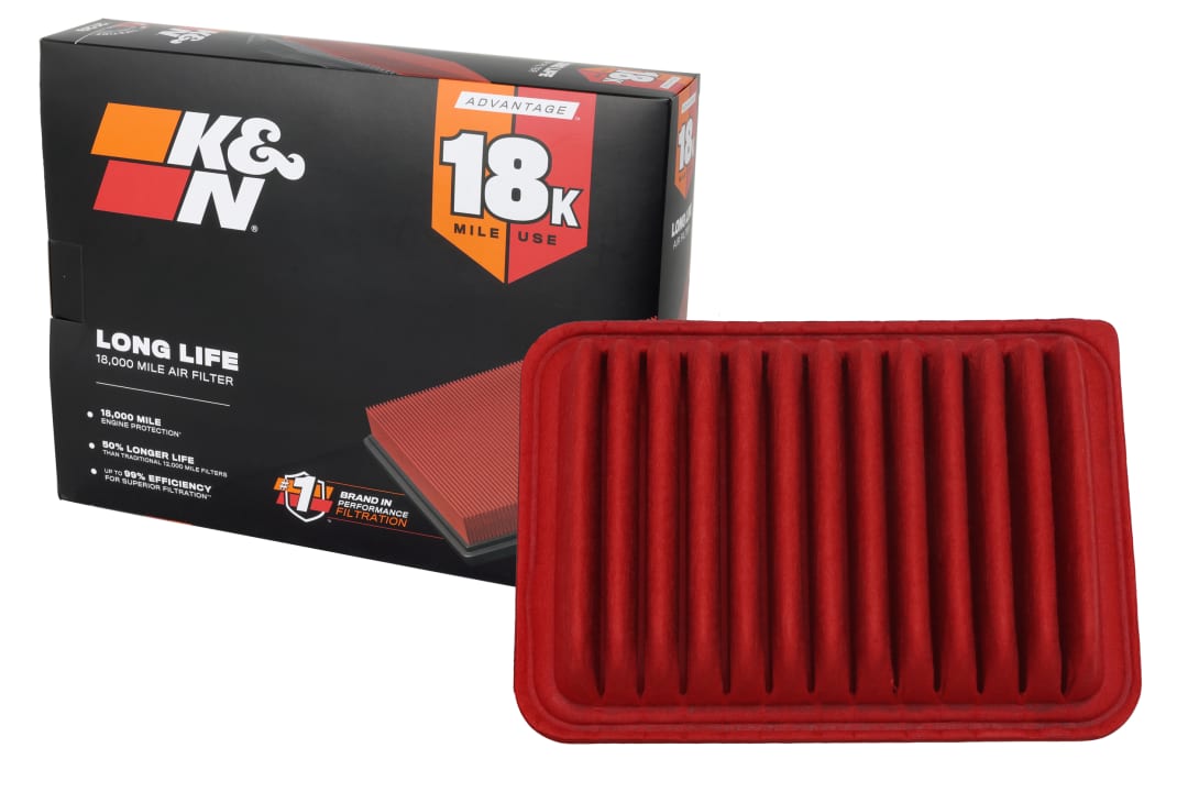 K&N Long Life 18,000 Mile Engine Air Filter - TOYOTA CAMRY for Carquest DW83223 Air Filter