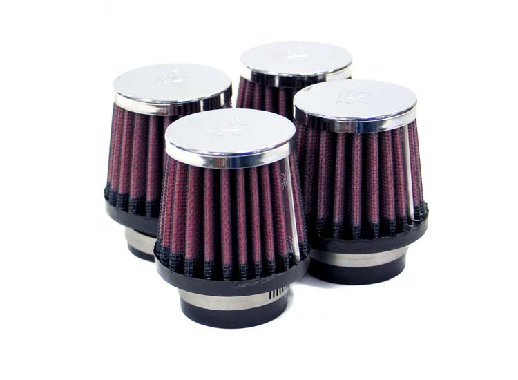MOTO1988 Air Filter Set (Left & Right) For Honda CB350G Super Sport 1973 & SL350 1969-1970