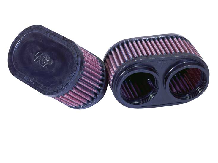 High-Flow Original Universal Air Filter - 2-3/8"DUAL FLG, GSXR, OVAL (2 PER BOX) for 1989 suzuki gsxr750 750