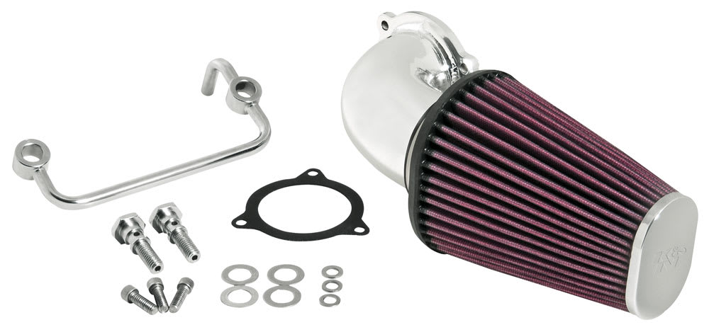 Cold Air Intake - High-flow, Roto-mold Tube - H/D TOURING MODELS; 08-10, BRIGH for 2011 harley-davidson flhtk-electra-glide-ultra-limited 103 ci