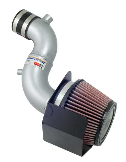 Cold Air Intake - High-flow, Aluminum Tube - HONDA FIT L4-1.5L , SILVE for 2007 honda fit 1.5l l4 gas