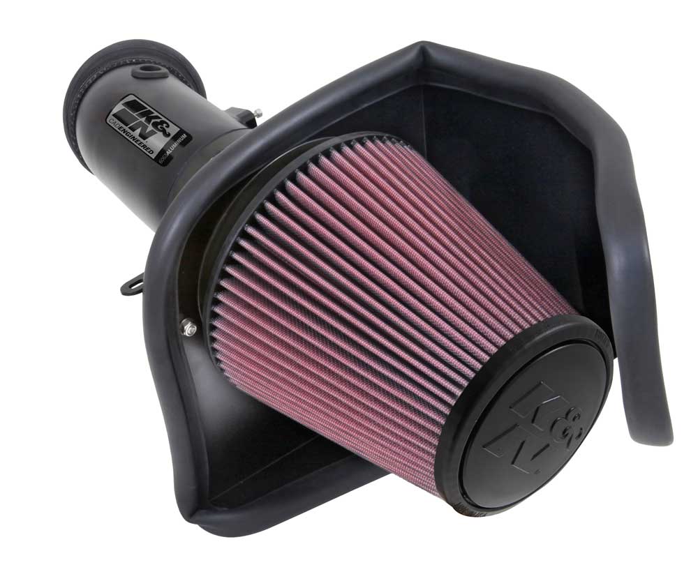 Cold Air Intake - High-flow, Aluminum Tube - DODGE CHALLENGER HELLCAT V8-6.2L , S for 2015 dodge challenger 6.2l v8 gas