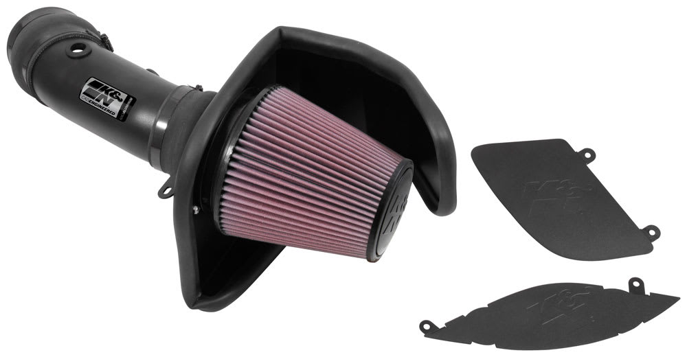 Cold Air Intake - High-flow, Aluminum Tube - DODGE CHALLENGER HELLCAT SC V8-6.2L for 2017 dodge challenger 6.2l v8 gas