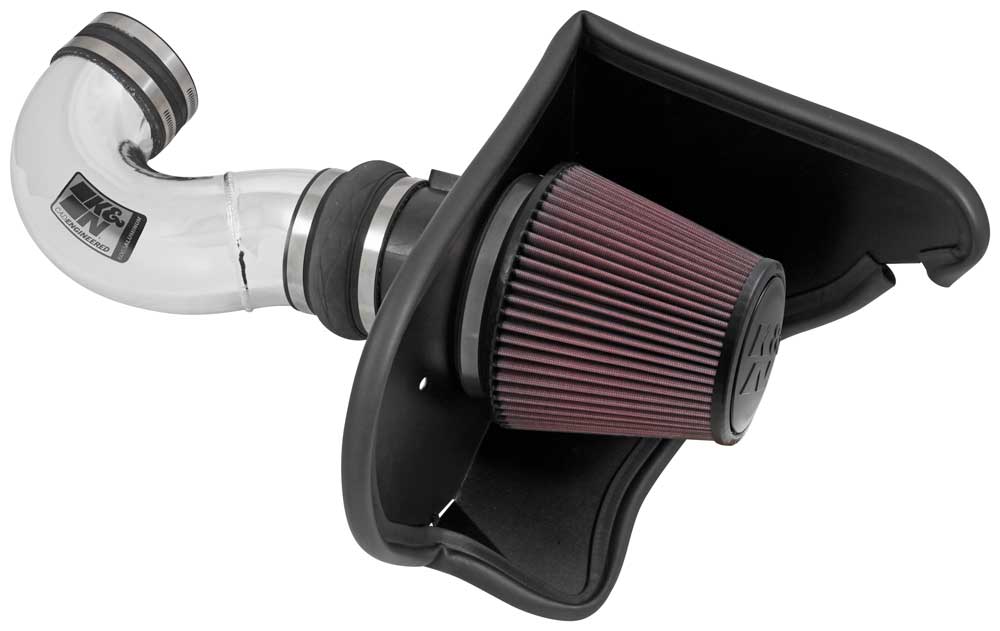 Cold Air Intake - High-flow, Aluminum Tube - CHEVY CAMARO SS V8 6.2L for 2016 chevrolet camaro-ss 6.2l v8 gas