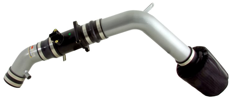 Cold Air Intake - High-flow, Aluminum Tube - NISSAN ALTIMA, L4-2.5L, 02-06; SILVE for 2006 nissan altima 2.5l l4 gas