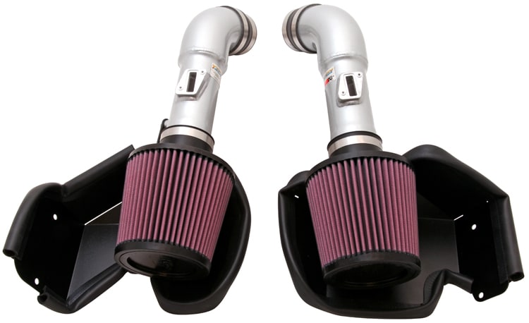 Cold Air Intake - High-flow, Aluminum Tube - NISSAN/INFINITI 370Z/G37 V6-3.7L , SILVE for 2010 nissan 370z 3.7l v6 gas