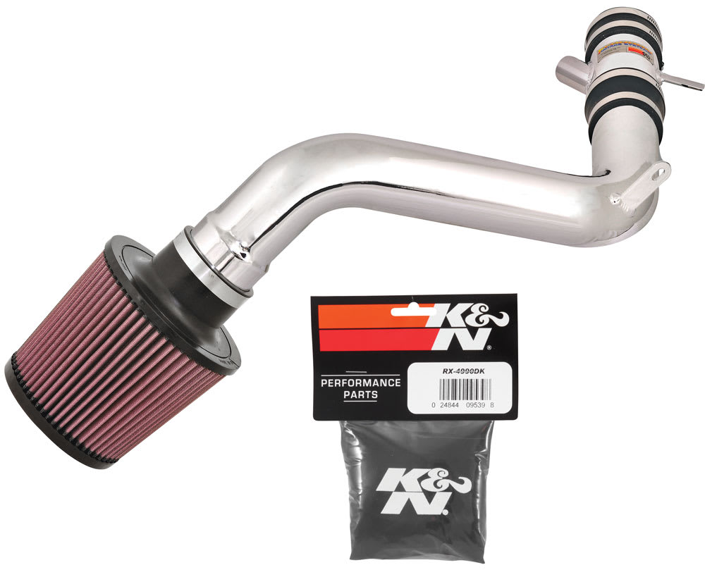 Cold Air Intake - High-flow, Aluminum Tube - VW GOLF/JETTA, L4-1.8T, 00-04 (POLISHED for 2000 seat leon 1.8l l4 gas