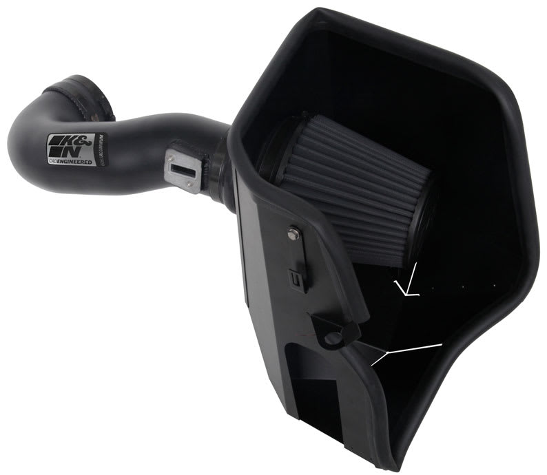 Cold Air Intake - Dryflow, Aluminum Tube - CHEV. SILVERADO 1500; V8-5.3/6.2L for 2021 cadillac escalade 6.2l v8 gas