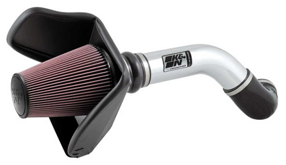 Cold Air Intake - High-flow, Aluminum Tube - CHEV TAHOE/SUBURB, V8-4.8L/5.3L, 99-07; POLIS for 2004 cadillac escalade-ext 6.0l v8 gas