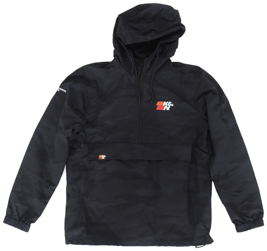 BLK CAMO, ALL WEATHER, JACKET K&N LOGO