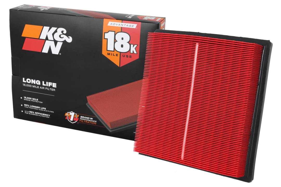 K&N Long Life 18,000 Mile Engine Air Filter - SUBARU IMPREZA H4-2.0L F/I for 2026 subaru outback 2.4l h4 gas