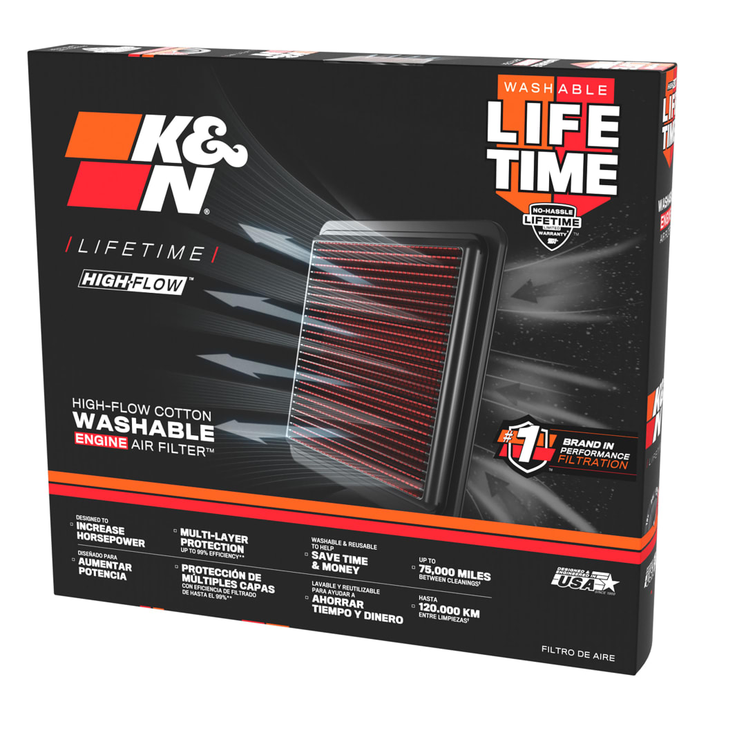 のん KA-9094 High Flow Air Filter K&N KA-9094 High Performance Washable