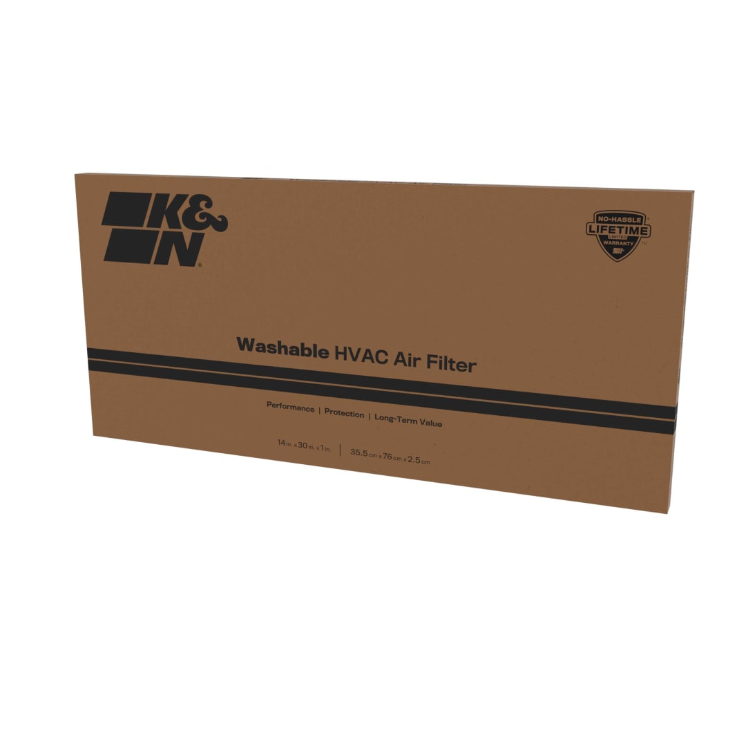K&N HVC-8-11430 HVAC Filter; 14 x 30 x 1, MERV 8