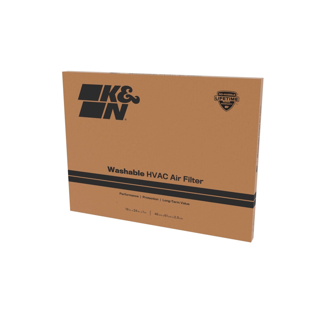 K&N HVC-8-11824 HVAC Filter; 18 x 24 x 1, MERV 8