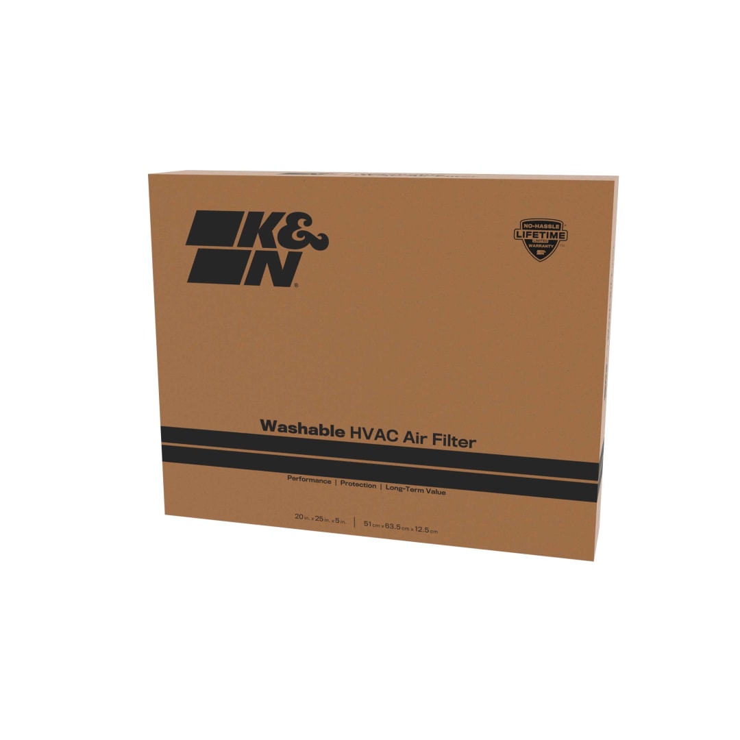K&N HVC-8-52025 HVAC Filter; 20 x 25 x 5, MERV 8