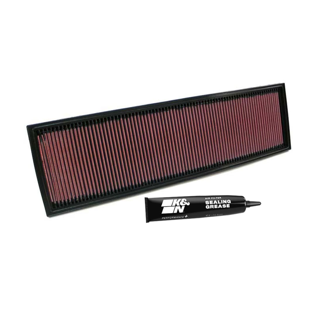 K&N 33-2706 Filtro Aria Auto Sportivo, Lavabile E Riutilizzabile, Compatibile BMW Serie 3/5/7 (2.5 TDS)