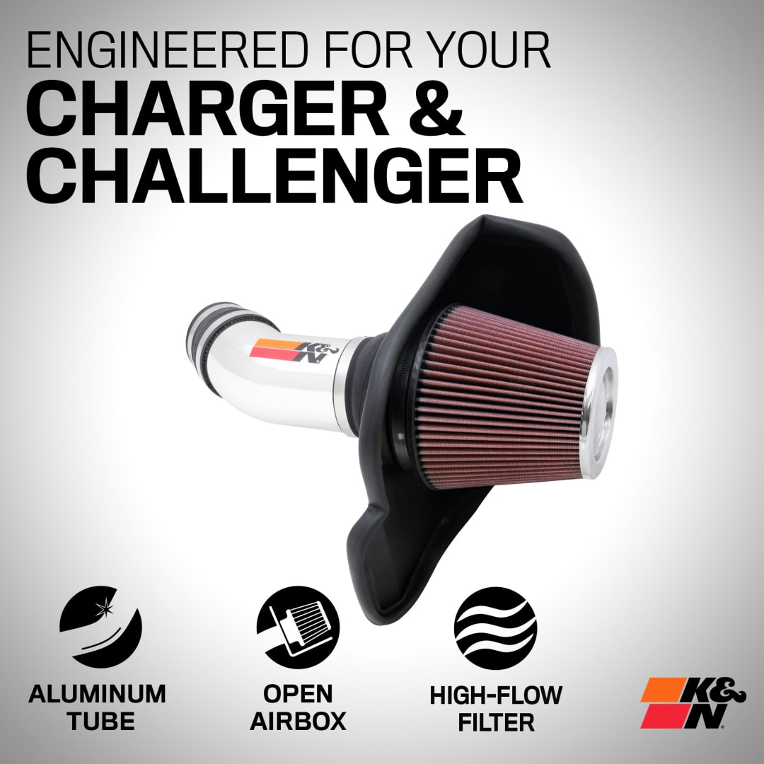 K&N 69-2545TP Performance Air Intake System