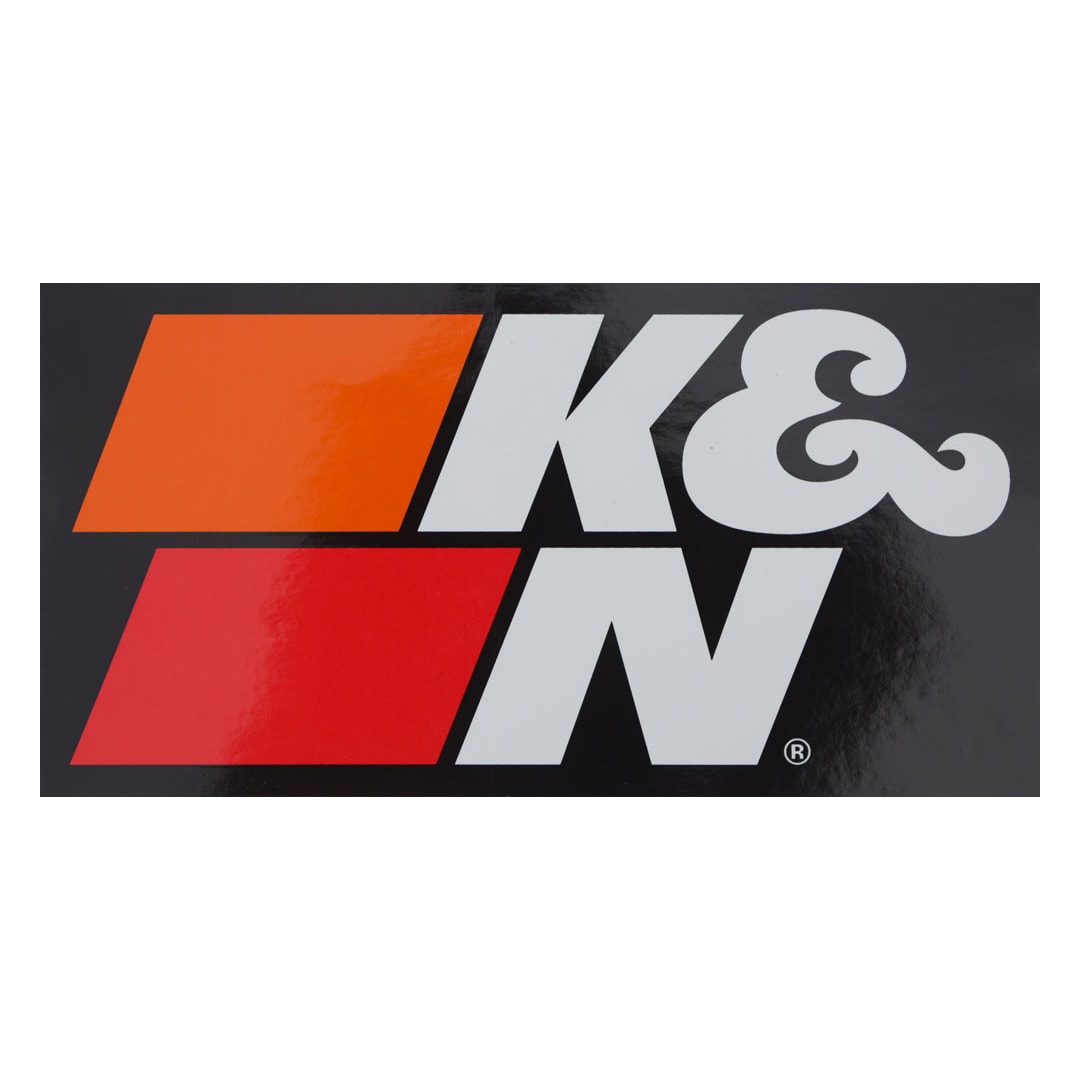 K&N 89-11689 Decal; 8-1/4 X 4-1/4 K&N Logo White